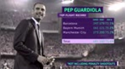 Video herunterladen: Pep Guardiola - 500 Top-Flight Wins