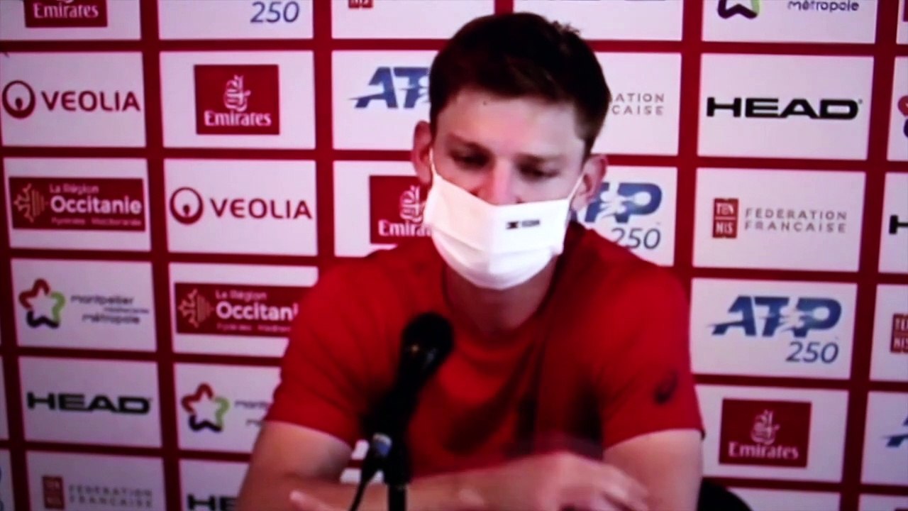 ATP - Montpellier 2021 - David Goffin est en fi...