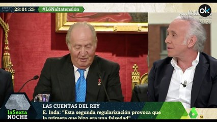 Eduardo Inda en La Sexta Noche: Las cuentas del Rey