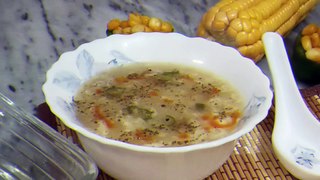 CHICKEN CORN SOUP | Chicken Corn Soup  with Homemade Chicken Stock Recipe | Easy Soup Recipe