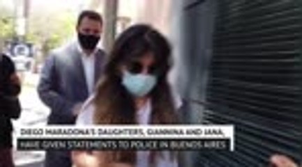 Maradona's daughters give police statements on star's final days
