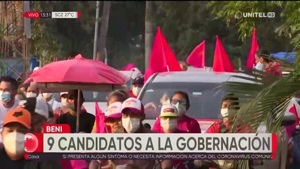 Reñida carrera electoral en Beni