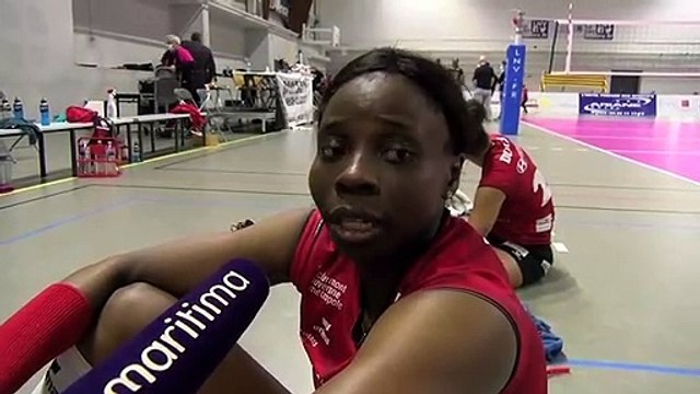 Christelle Tchoudjang Nana après la défaite de Chamalières à Istres
