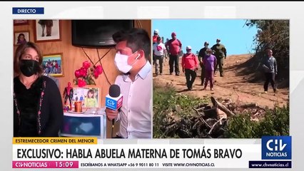Abuela materna de Tomás Bravo defiende al tío abuelo: “Nosotros confiamos en él”