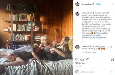 Teresa Palmer is pregnant: 'The best kind of birthday present'