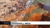 Millions take sacred dip during India's Magh Mela bathing festival
