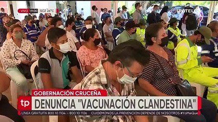 Gobierno niega vacunación 'clandestina' en Cenetrop de Santa Cruz