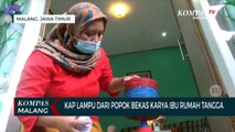 Kreatif!!! Ibu Rumah Tangga di Malang Ubah Limbah Popok Jadi Kap Lampu Cantik