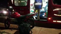 Motociclista é socorrido pelo Siate após sofrer queda no Bairro Alto Alegre