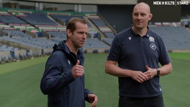 Men in Kilts 1x02 - Clip from Episode 2 - Rugby Drill