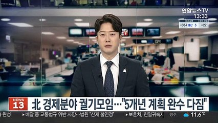 北 경제분야 궐기모임…"5개년 계획 완수 다짐"