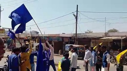 संत शिरोमणि रविदास जी जयंती पर शाजापुर में निकाला गया भव्य चल समारोह