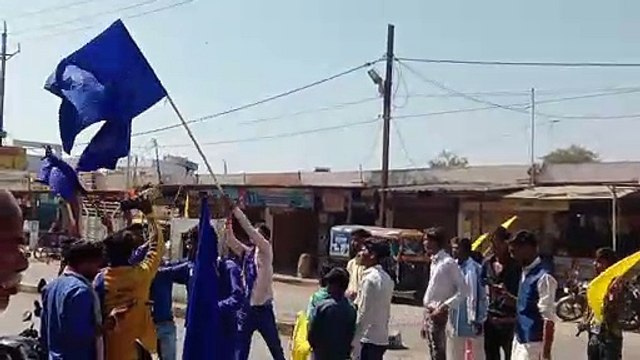 संत शिरोमणि रविदास जी जयंती पर शाजापुर में निकाला गया भव्य चल समारोह