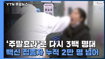 '주말효과'로 다시 3백 명대...백신 접종자 누적 2만 명 넘어 / YTN