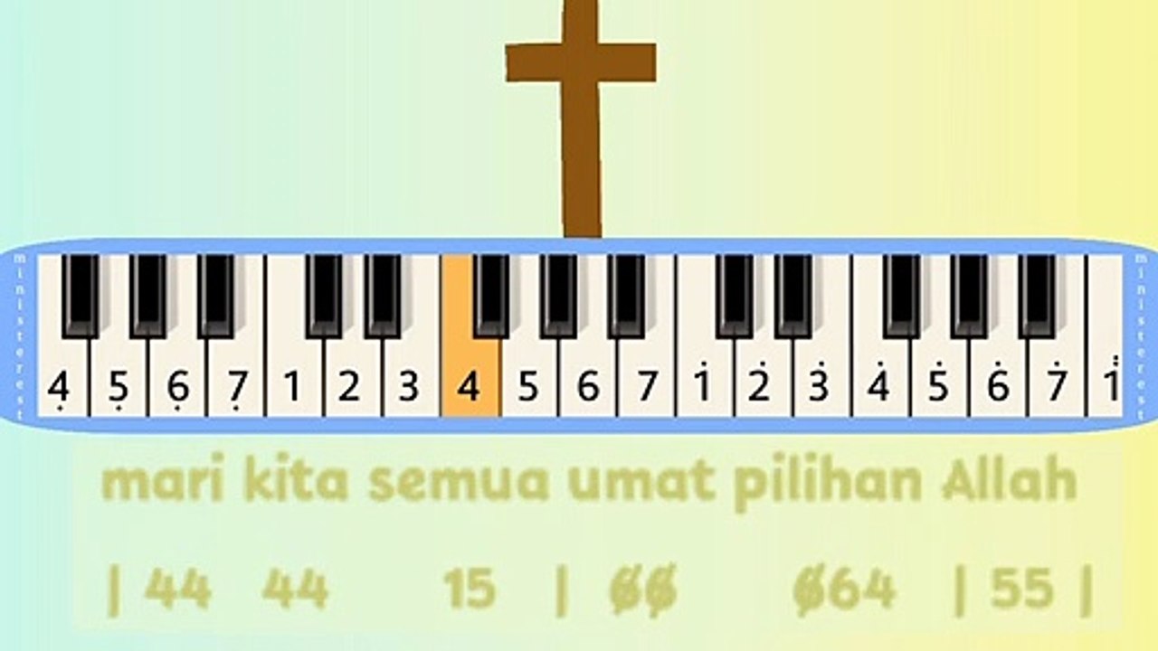 KUKAN BANGKIT: PIANIKA ❲MELODICA❳ TUTORIAL | LAGU ROHANI