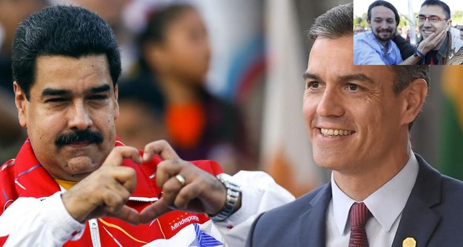 El dictador Maduro ordena 'revisar a fondo' las relaciones con el Gobierno PSOE-Podemos