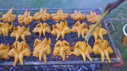 Today in our village, we cook Chicken Barbeque Recipe using country chicken