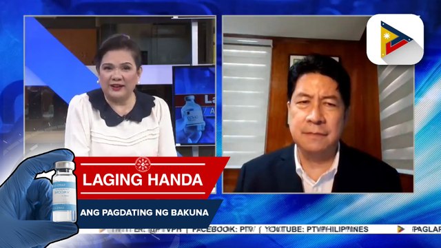 Panayam ng PTV kay DOST-PCHRD Executive Director Dr. Jaime Montoya kaugnay ng bilang ng mababakunahan sa first batch ng Sinovac
