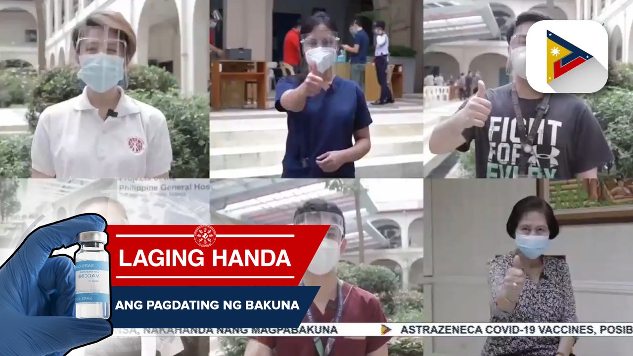 Health workers, handa na sa gagawing pagpapabakuna