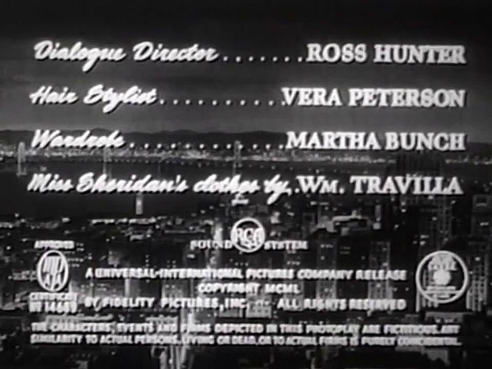 Woman On The Run (1950) | Full Movie | Ann Sheridan | Dennis O'Keefe | Robert Keith | John Qualen part 1/2