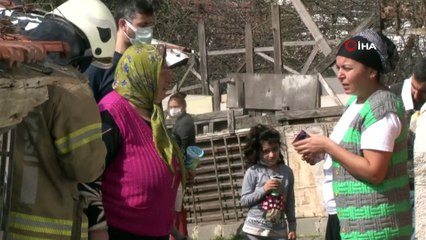 Yangında eşyaları yanan yaşlı kadın: 'Tek yaşıyorum, çok korktum'