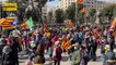 Arriben els primers manifestants a plaça Catalunya convocats per l'ANC
