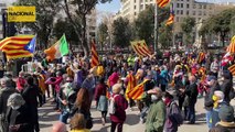 Arriben els primers manifestants a plaça Catalunya convocats per l'ANC