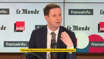 Clément Beaune réfute l'idée d'une scission gauche-droite au sein des macronistes : 