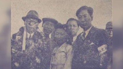 김구 광복군 사열 사진 발견...1945년 11월 상하이에서 촬영 / YTN