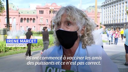 Argentine: manifestations suite au scandale des "vaccinations VIP"