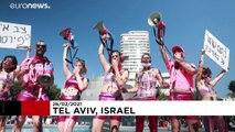 Einige feiern doch Purim - und protestieren gegen Netanjahu