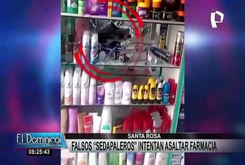 Santa Rosa: sujetos se hacen pasar por trabajadores de ‘Sedapal’ para asaltar farmacia