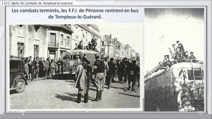 147 - PERONNE, BALADE DANS LE TEMPS,  -- La Libération, les derniers combats de la Résistance.