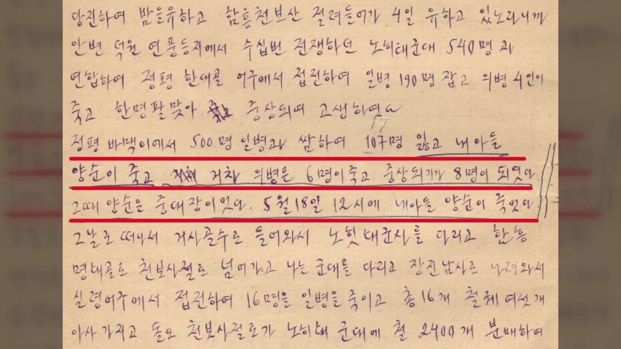 홍범도 장군 가족 등 독립 유공자 275명 포상 / YTN