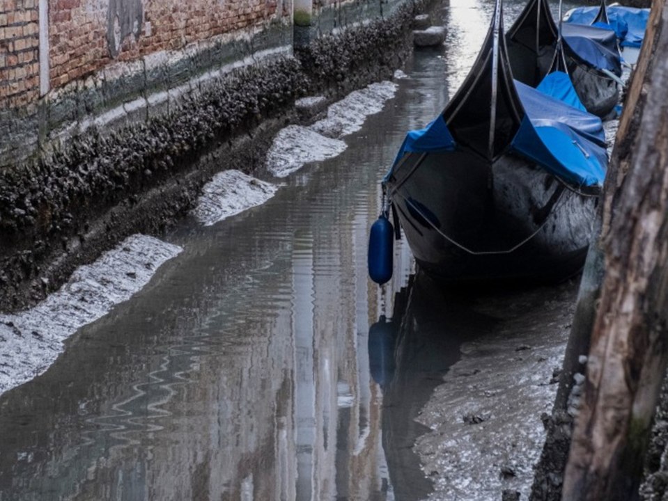 Land über: So sieht Venedig ohne Wasser aus