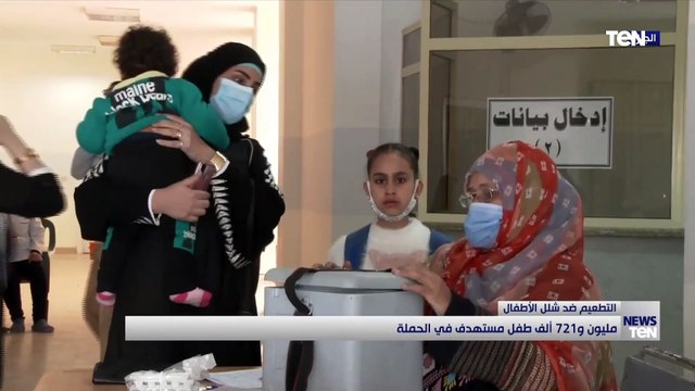 مليون و721 ألف طفل مستهدف في حملة التطعيم ضد شلل الأطفال بالجيزة