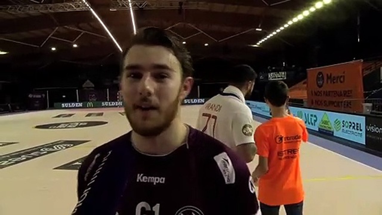 Alex Gerin après la défaite d'Istres Provence Handball face au PSG