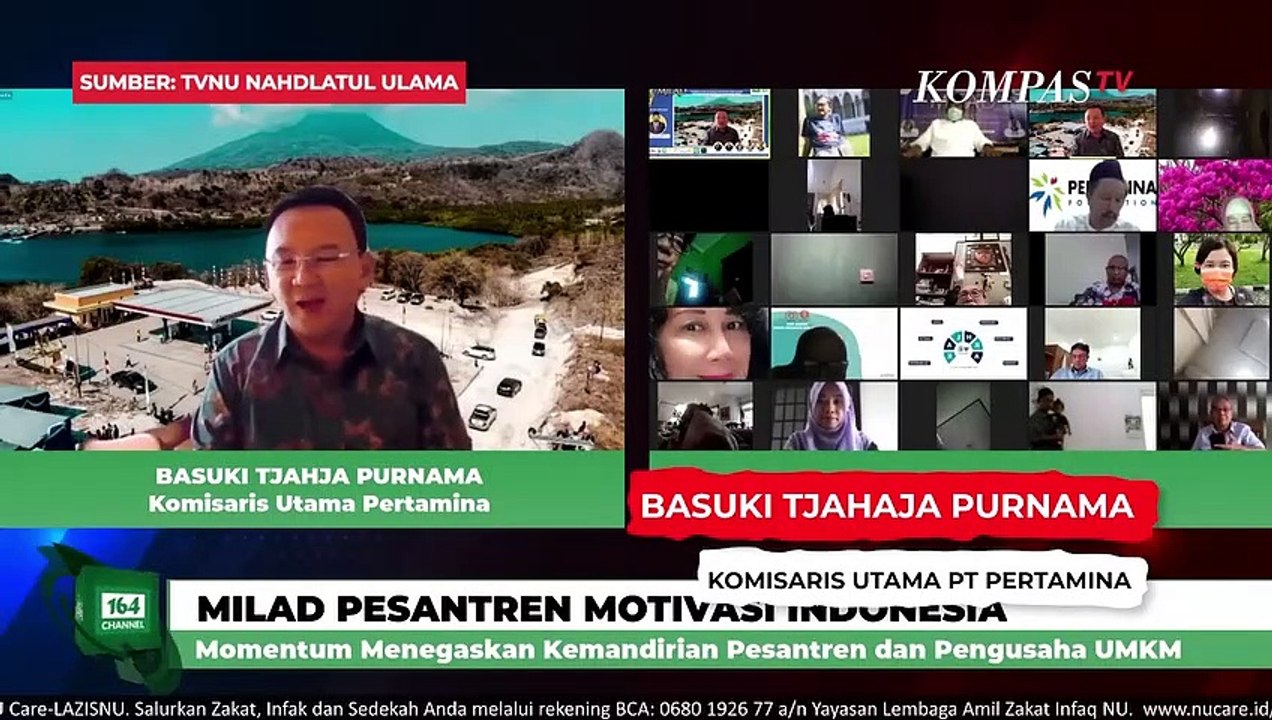 Ahok Dorong Kemandirian Pesantren, Minta Tiru Nabi Muhammad untuk Dagang