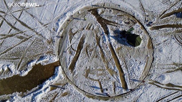 Финляндия: самая большая ледяная карусель