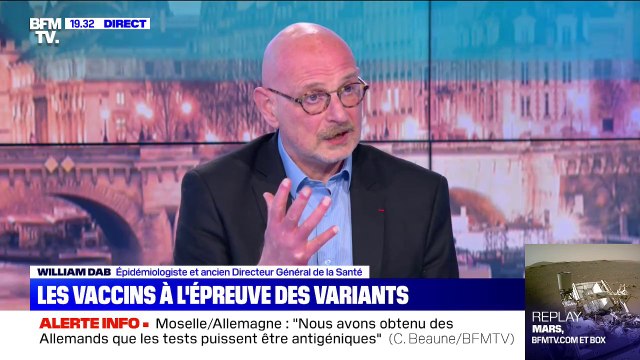 William Dab, ancien DG de la Santé: Il finira par y avoir une mutation qui permet au virus d'échapper au vaccin