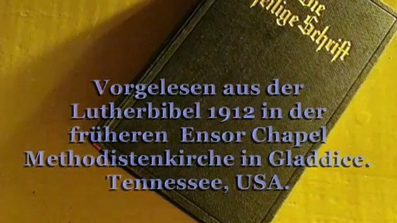 Vorgelesen: 1. Johannesbrief, Kapitel 3, Lutherbibel