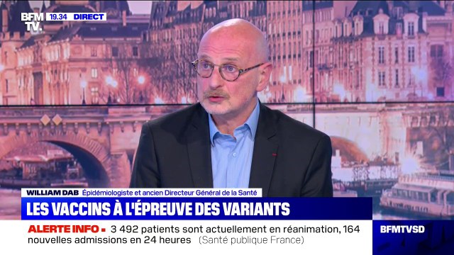 William Dab, ancien DG de la Santé: La technologie des vaccins ARN peut nous permettre de faire face à ces variants