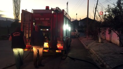 Sobayı tutuşturmak isterken yangın çıkardı: 1 yaralı