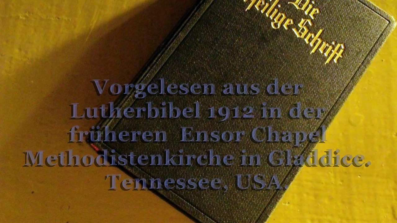 Vorgelesen: 1. johannesbrief, kapitel 4, lutherbibel