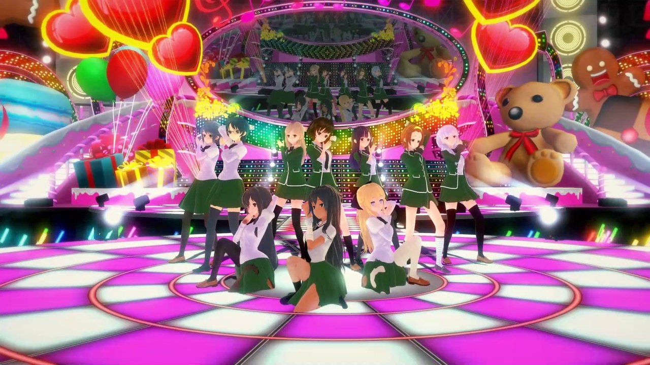 Katawa Shoujo - 123 (Morning Musume) [MMD in Koikatsu]