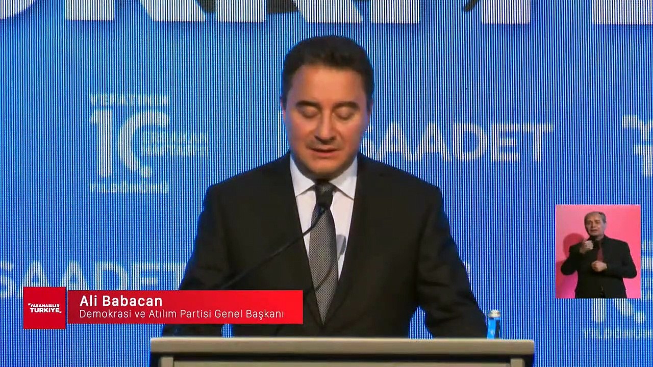 Deva Partisi Genel Başkanı Ali Babacan, Erbakan'ı Anma ve Anlama Programında Konuştu - 27.02.2021