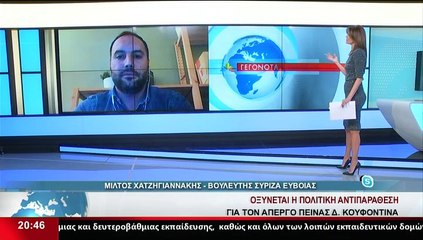 Ο Βουλευτής ΣΥΡΙΖΑ Εύβοιας, Μ.Χατζηγιαννάκης,στο Star