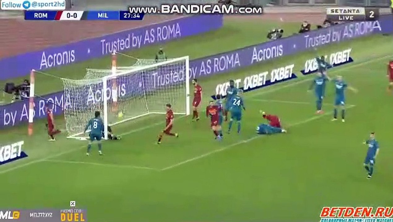 Henrikh Mkhitaryan Dissallowed GOAL !! - Roma 0-0 Milan - Serie A 28.02.2021