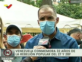 En Caracas conmemoraron 32 años de rebelión popular contra el neoliberalismo del 27F