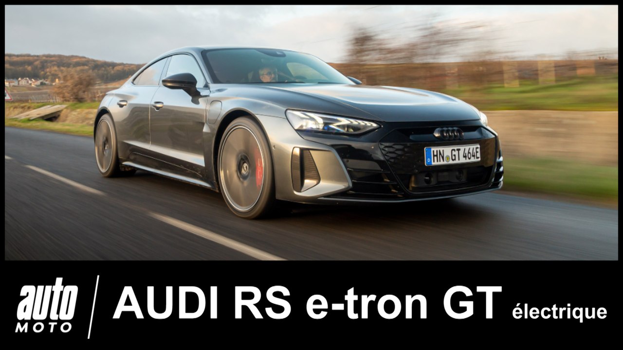 Audi RS e-Tron GT 100% électrique 1 er essai POV Auto-Moto.com